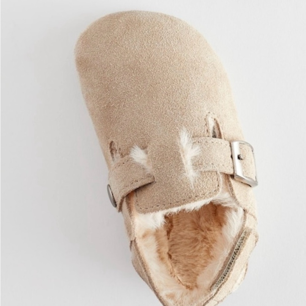 Cozy Beige Kids Shoes